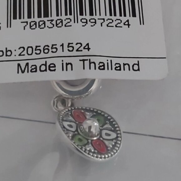AUTHENTIC PANDORA STERLING SILVER Sombrero Hat Dangle Charm 792200C01 - Picture 3 of 8